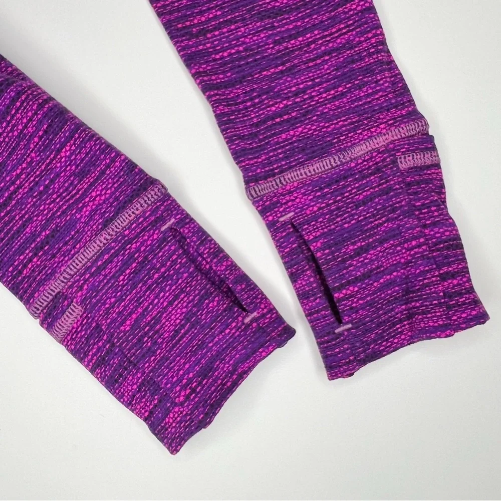 Lululemon Hustle in Your Bustle Jacket Violet Raspberry Space Dye size 4